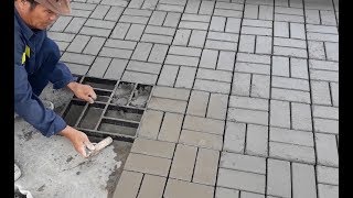Amazing Creative Construction Worker Make Tiles and Bricks