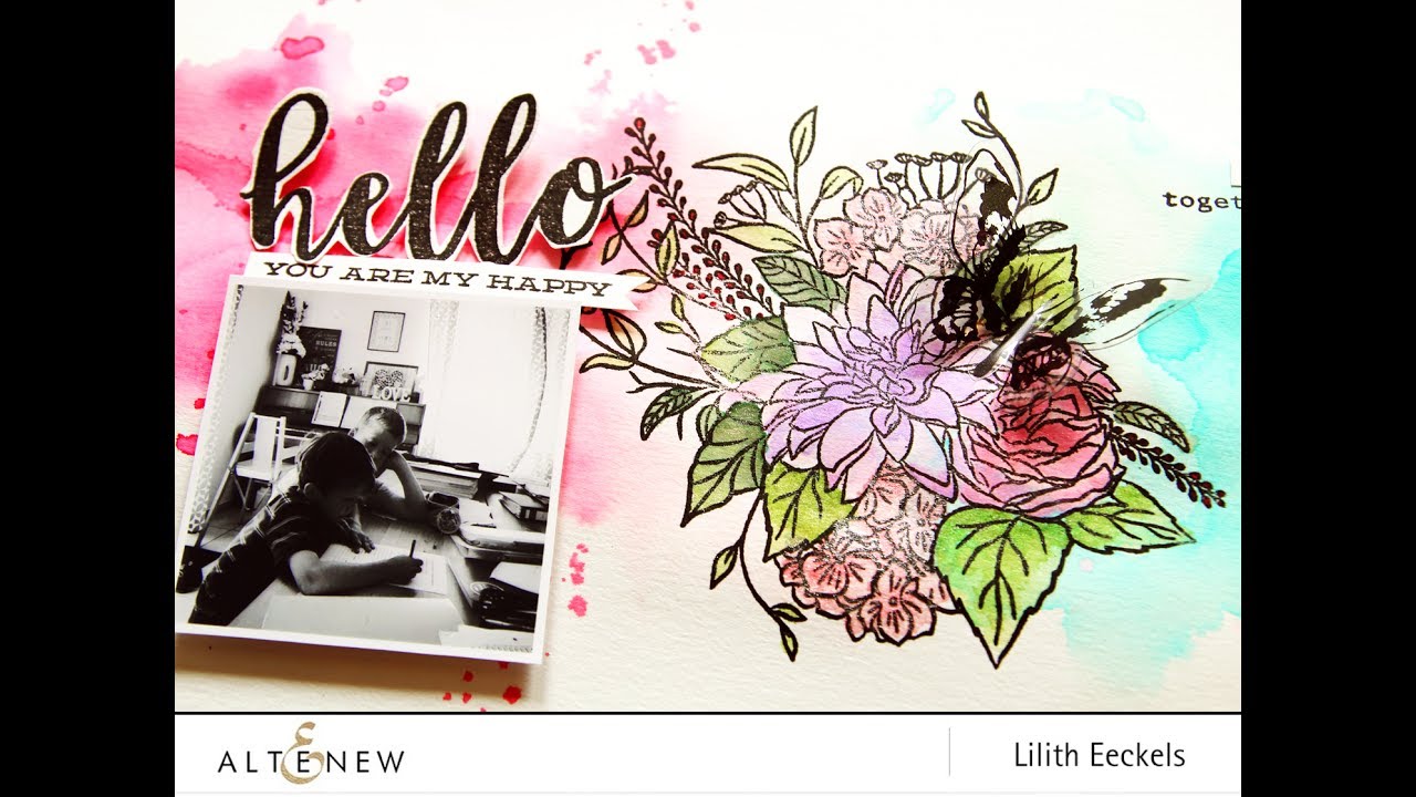 Lilith Eeckels My Family Blooming Bouquet for Altenew