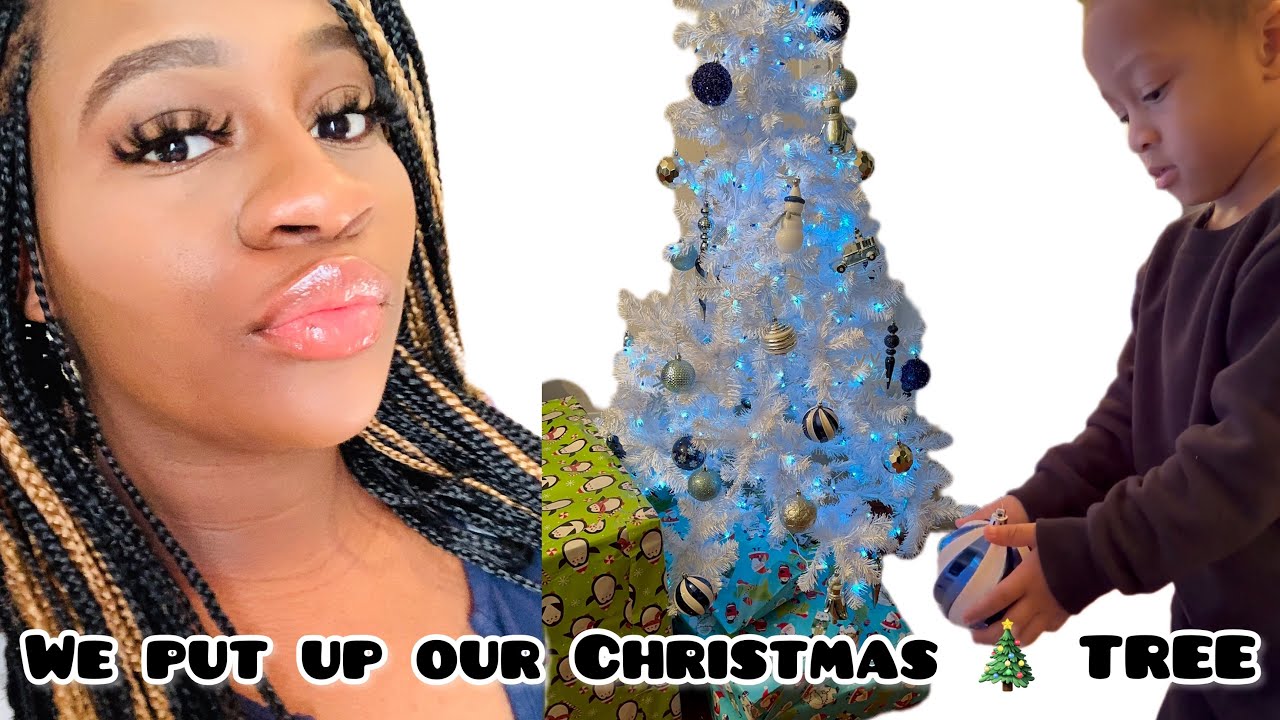 WE PUT UP OUR CHRISTMAS TREE 🎄 YouTube