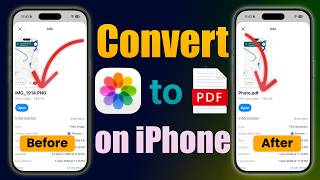 How to Convert Image to PDF in iPhone? Save Photo as PDF
