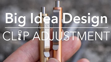 Big Idea Design | Pen Pocket Clip Maintenance