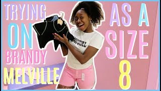 TRYING on BRANDY MELVILLE  after LOSING 16 POUNDS