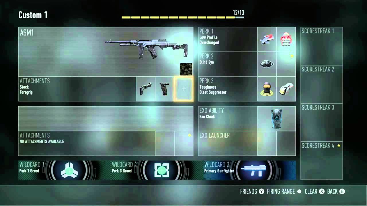 "ASM1" (BEAST!) Advanced Warfare: Best Class Setup!