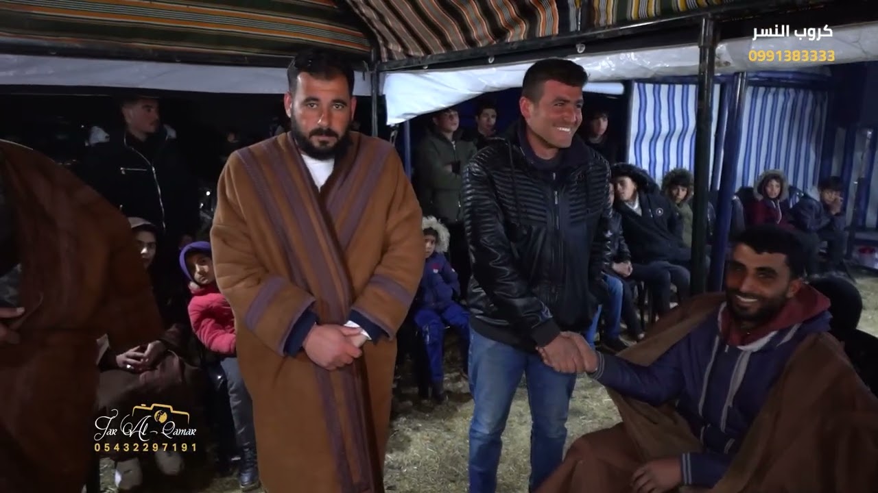 الفنان منيرأبوشعيلة والفنان علي الموسى حفلة العريس عبد ابن العم أبراهيم خليفة من أفراح قرية الطوال 1
