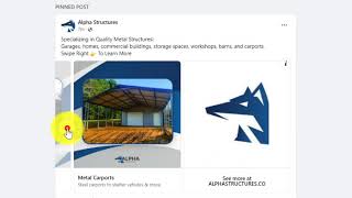 Information Facebook Carousel Organic Post - Builder - Alpha Structures News