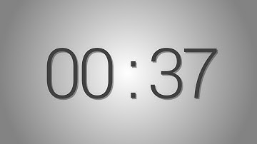 37 Seconds countdown Timer - Beep at the end | Simple Timer (thirty-seven sec)