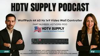 WolfPack 4K 60 Hz 1x9 Video Wall Controller