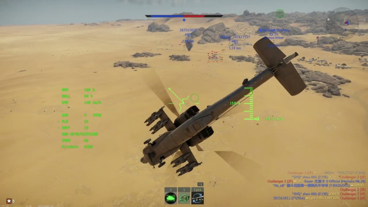War Thunder: Tank Assault Sinai AH-64A (GR)