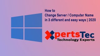 How to Change Server / Computer Name in 3 different and easy ways | 2020