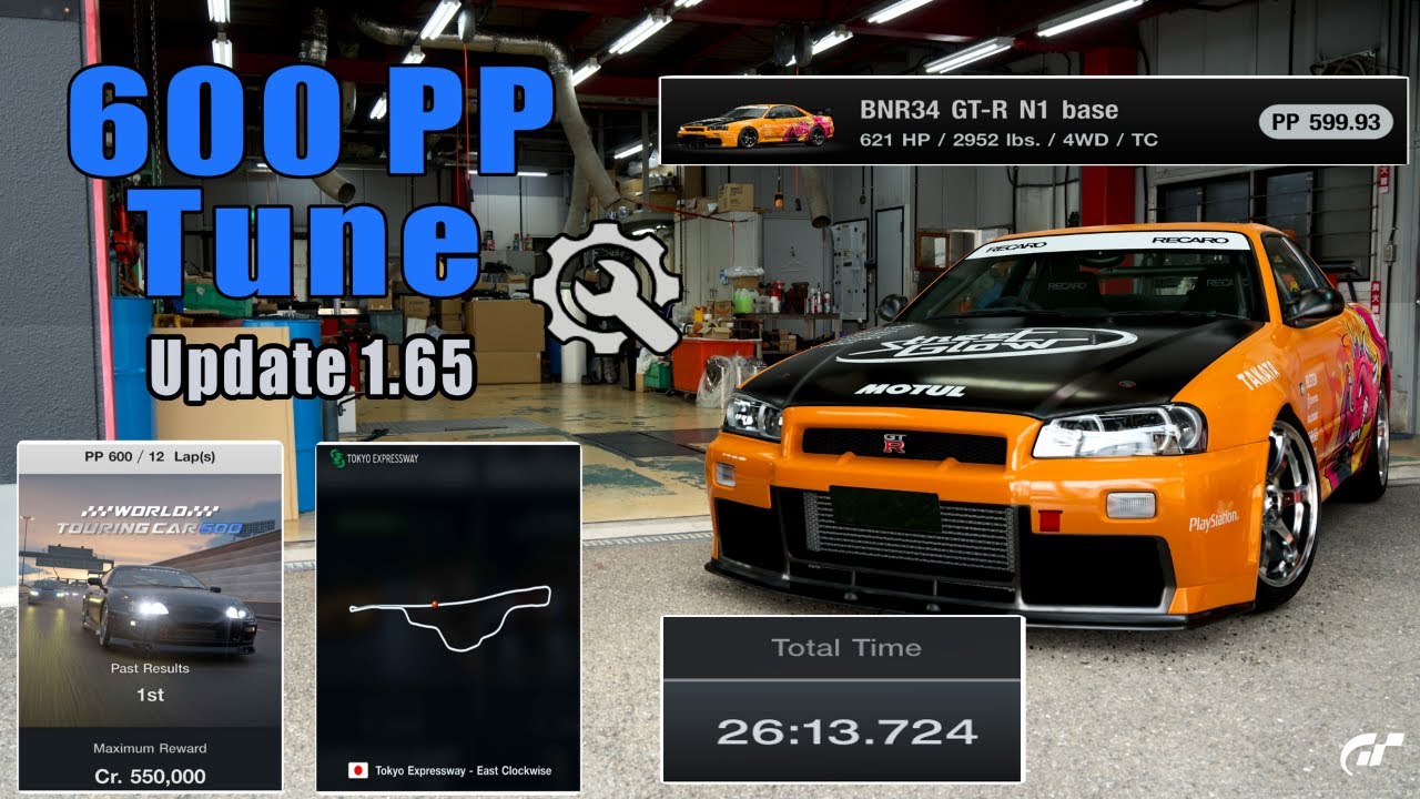 GT7|BNR34 GT-R N1 base|Tokyo 600pp Build|1.65