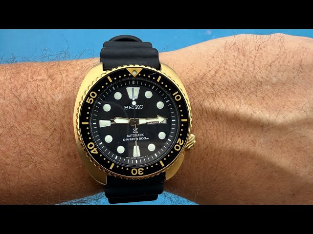 Golden Turtle Time! Seiko SRPC44 Unboxing and Review! #seiko