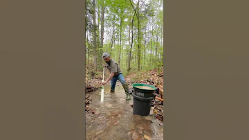 Finding Insane Gold with the Trek 6x24 Dream mat sluice box while Gold Prospecting