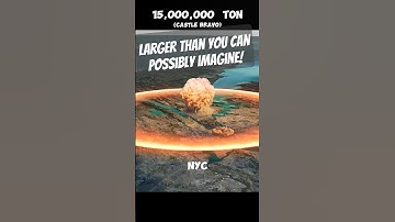 Nuclear Explosion True Scale