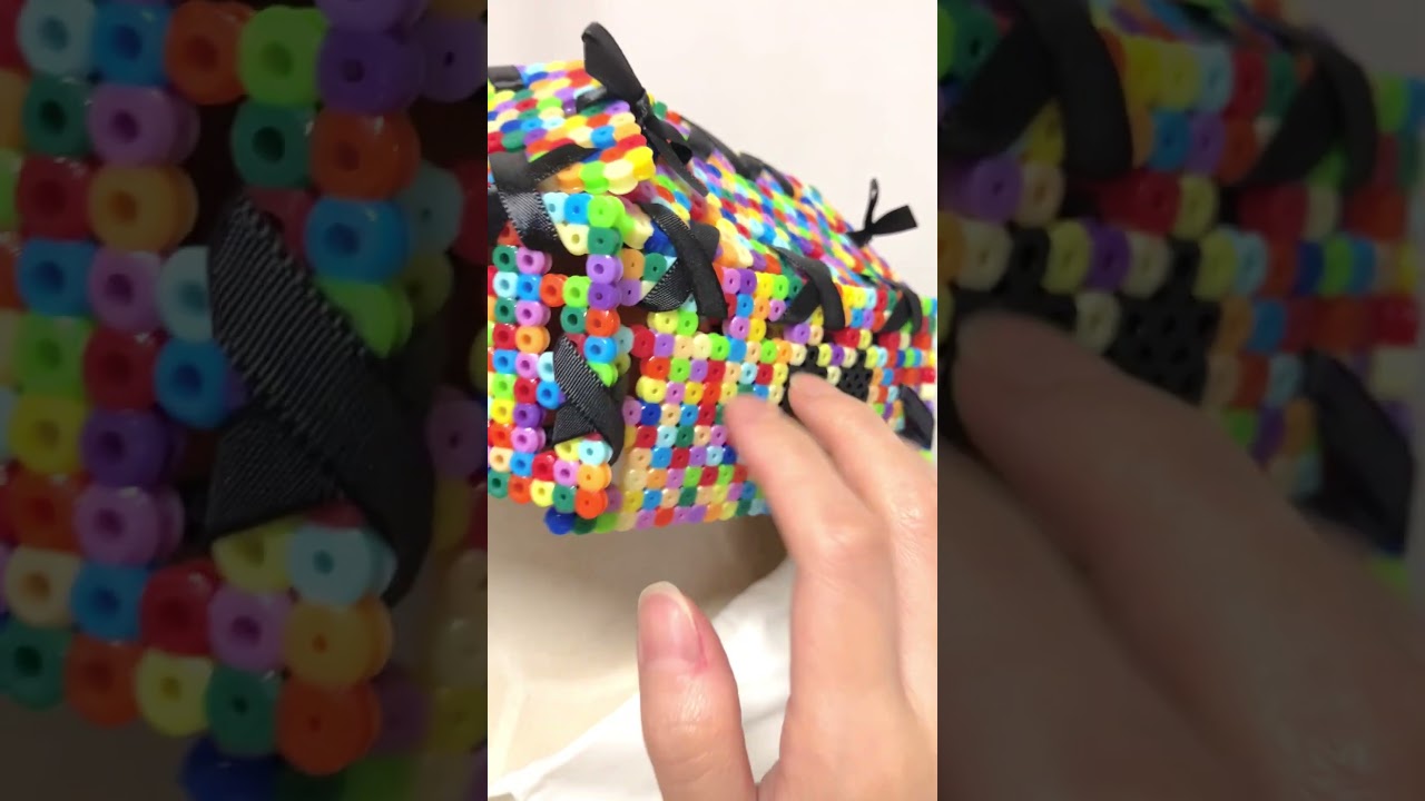 アイロンビーズで帽子つくった🧢