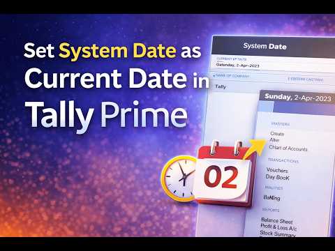 Current Date in Sales voucher Tally Prime