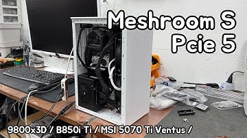 Meshroom S Pcie5 뭐.. 다른건 없고! 흰색 망사룸 보고 가시죠! pcie5.0 버전임