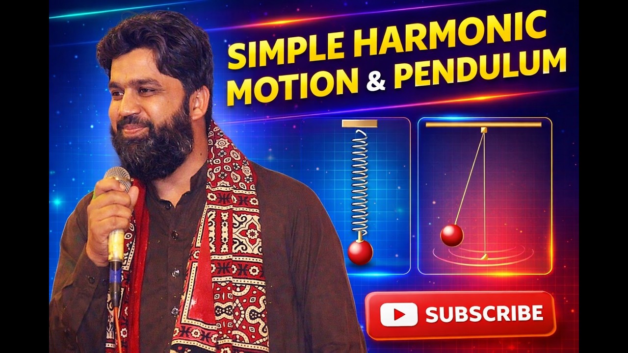 SHM & Simple Pendulum | Class 10 Physics | Lecture 3 | Easy Explanation ...