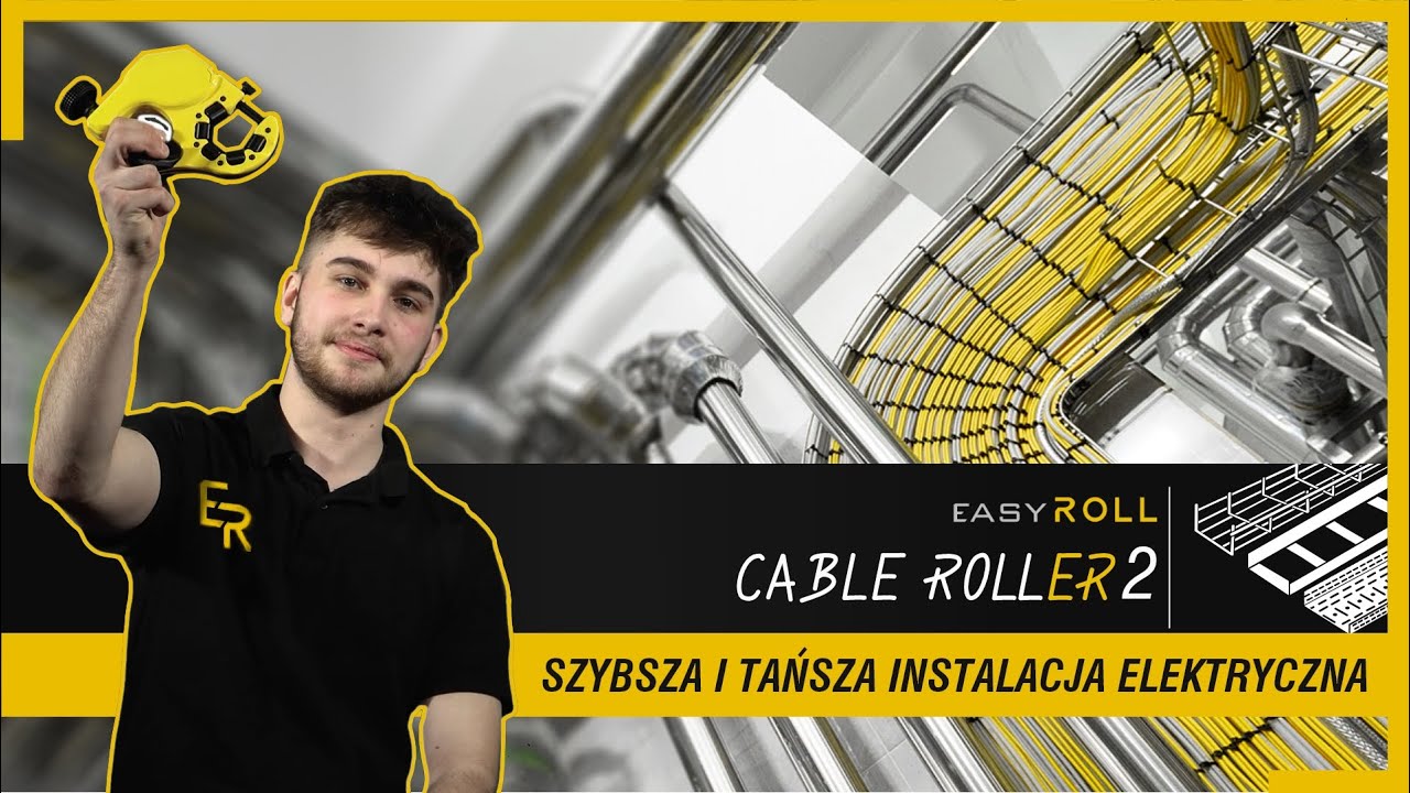 Efektywna instalacja przewodów - EasyROLL Cable Roller ER2 - YouTube