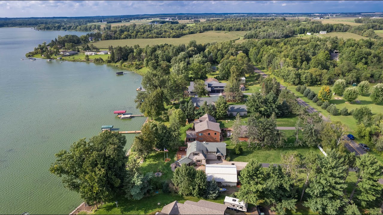 Stunning Lakefront Property in Almena, WI | Aerial Drone Tour