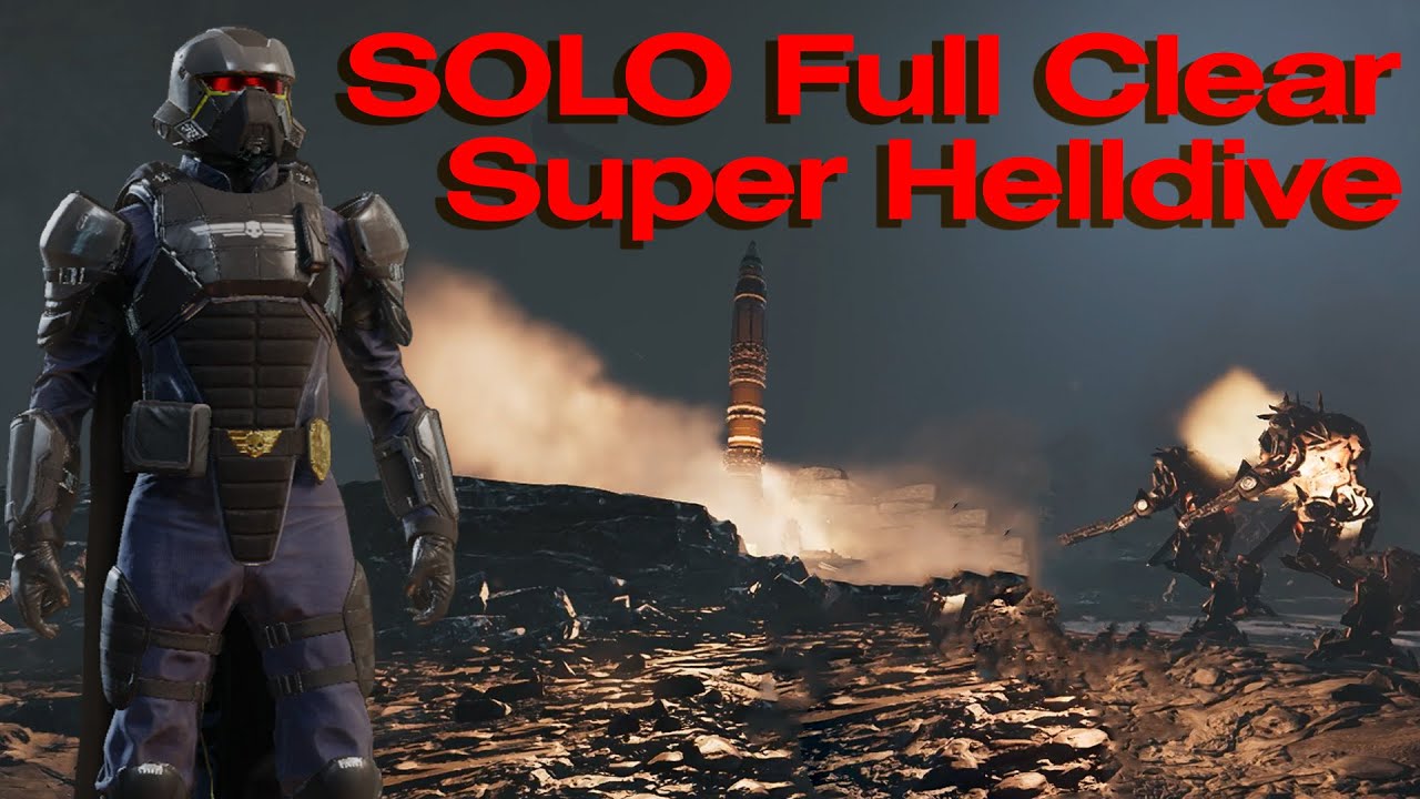 Helldivers 2 - Launch ICBM - Solo Full Clear - Difficulty 10 Automaton ...