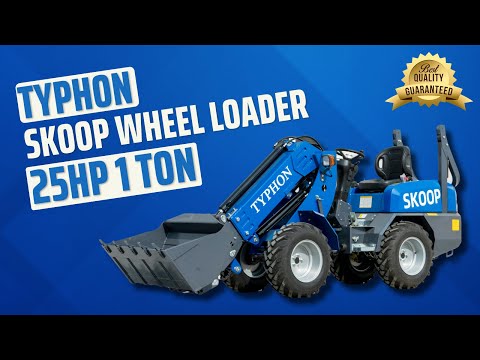 Kubota D1105 25HP TYPHON SKOOP Loader in Action – Ultimate