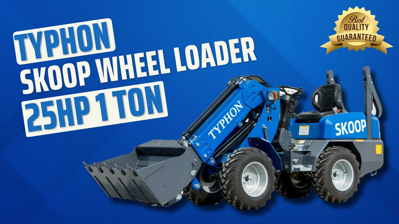 Kubota D1105 25HP TYPHON SKOOP Loader in Action – Ultimate Warehouse Demo | TYPHON Machinery