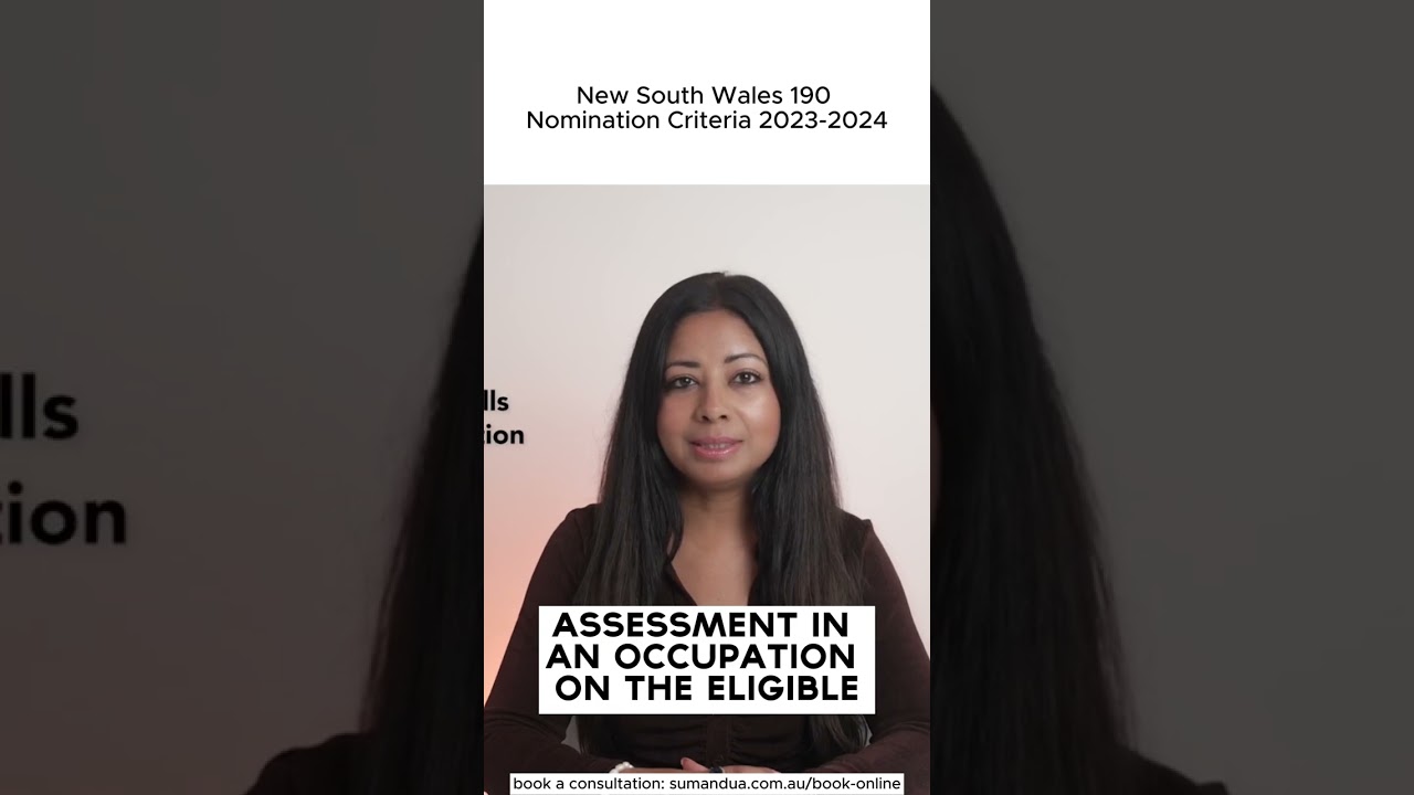 New South Wales Nomination Criteria 2023-2024 Part 1
