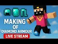 Crafting Full Diamond Armor in Minecraft [Part 2]l! [LIVE STREAM] #MinecraftLive#SurvivalSeries