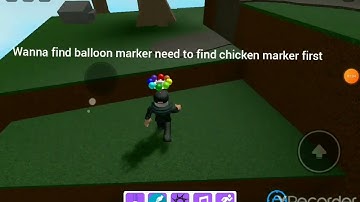How to find balloon marker?|find the marker