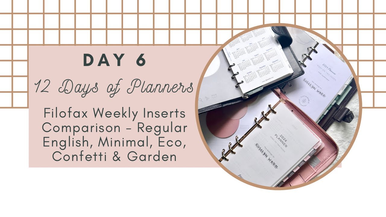 Filofax 2024 Pocket Minimal Week On Two Pages Planner