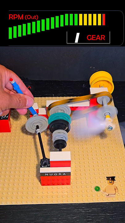 High Speed sequential gear with GREAT SOUND #gear #lego #highspeed #motor #test