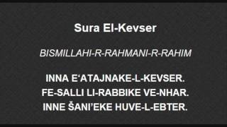 Sura El Kevser