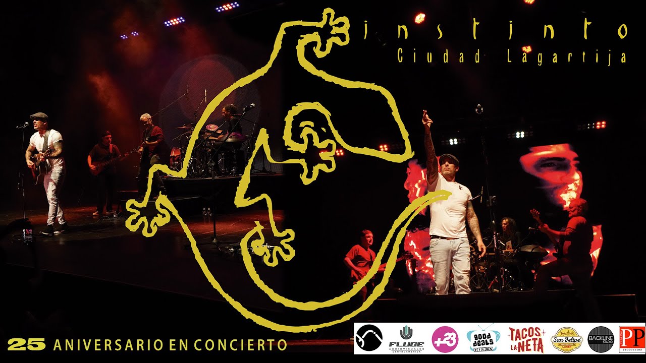 Instinto - Ciudad Lagartija 25 Aniversario en Concierto (Show Completo HD)