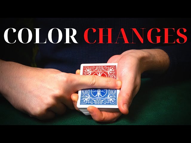 10 Levels of Sleight of Hand: Color Changes