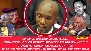  Mmusi Maimane Calls On Legacy Foundations To Return To National Dialogue