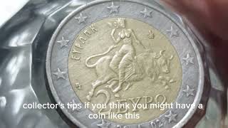 🇬🇷Greek 2 Euro 2002 Error Coin Could Be Worth $80,000!💰#Numismatics#CoinCollectors