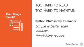 Python Caching in 10 minutes!