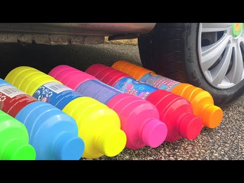 【アンパンマンvs車】超短い動画：アンパンマン助けておもちゃが爆発【Asmr】アンパンマンの鼻とほっぺたが風船になって車のタイヤで踏まれちゃう♪