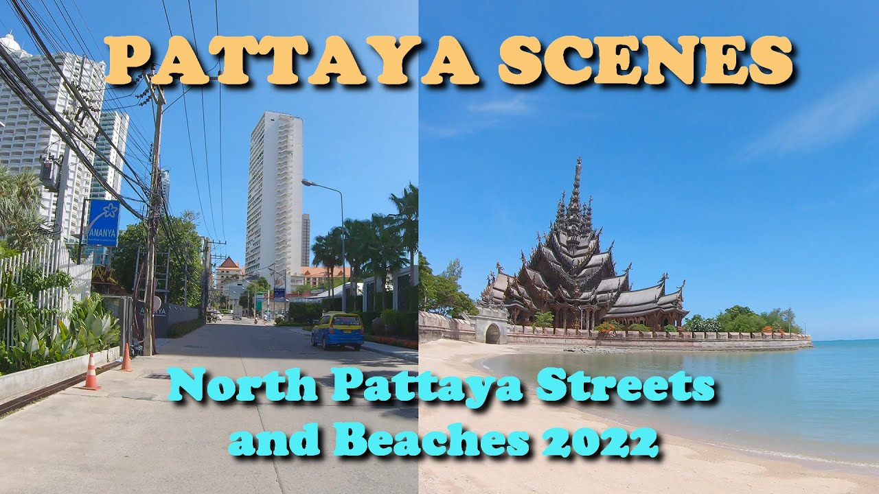 North Pattaya Nakluea Road streets and beach pov tour 🌴 scenes / Soi 14/ Soi 16/ Soi 18 - June 2022