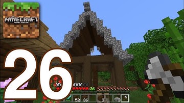 Minecraft: Pocket Edition Part 26 - Gameplay Walkthrough - Build Storage (Android,iOS)