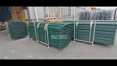 kwikstage ledger manufacturing video - Tubular Horizontal Parts for Quickstage System - Wellmade