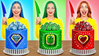 Download Lagu Emerald, Ruby and Diamond Girl | Cooking Challenge by Multi DO Smile MP3