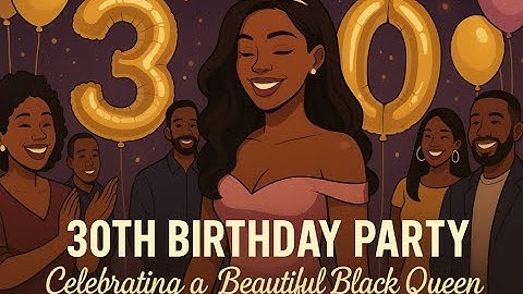 A Queen Turns 30 👑✨ | Elegant Birthday Celebration