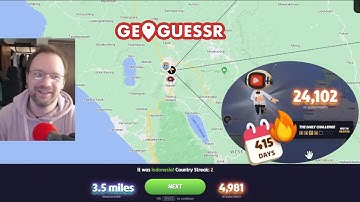 GeoGuessr daily challenge 24,102 2025-03-07