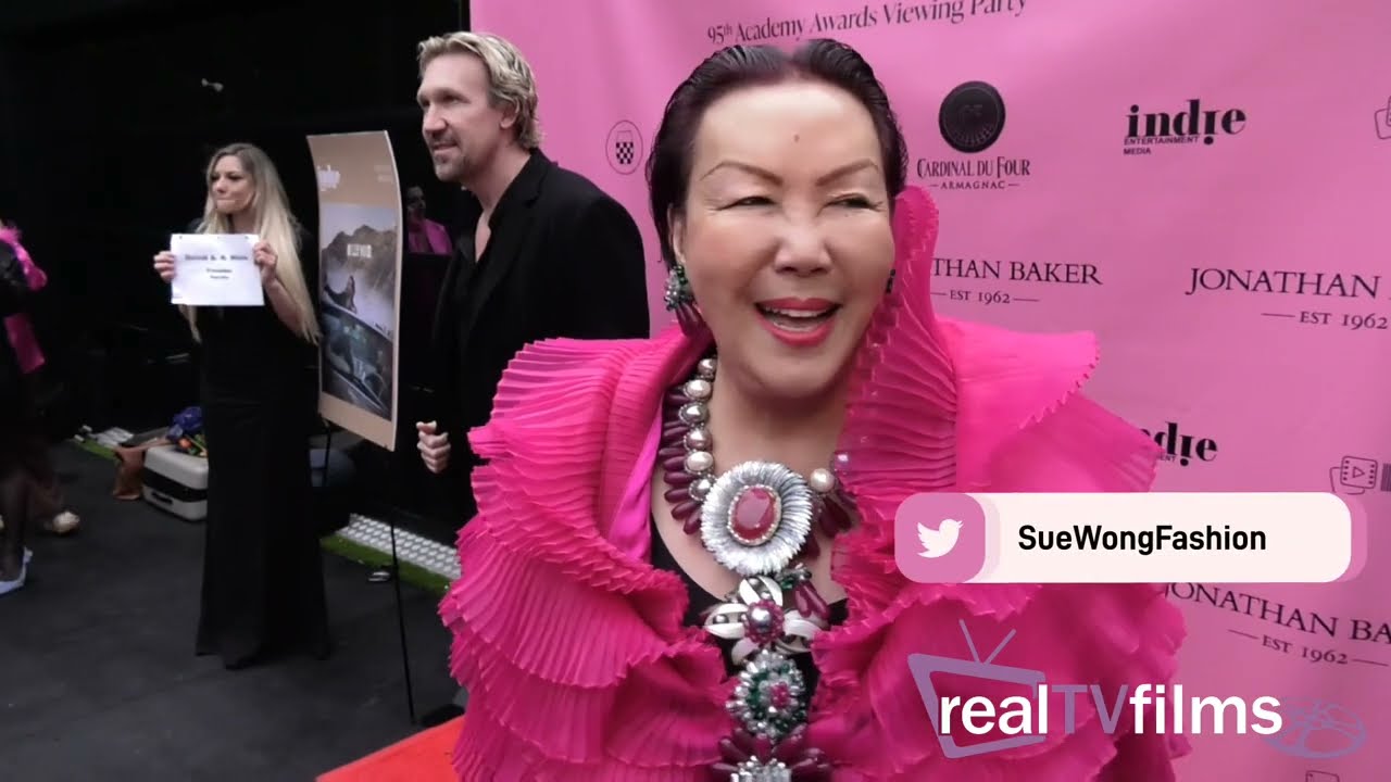 Sue Wong Fashion Designer, Jonathan Baker’s Oscar Party