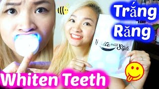 How I Whiten My Teeth At Home | Cách Làm Trắng Răng Tại Nhà ♡ BeeSweetiee