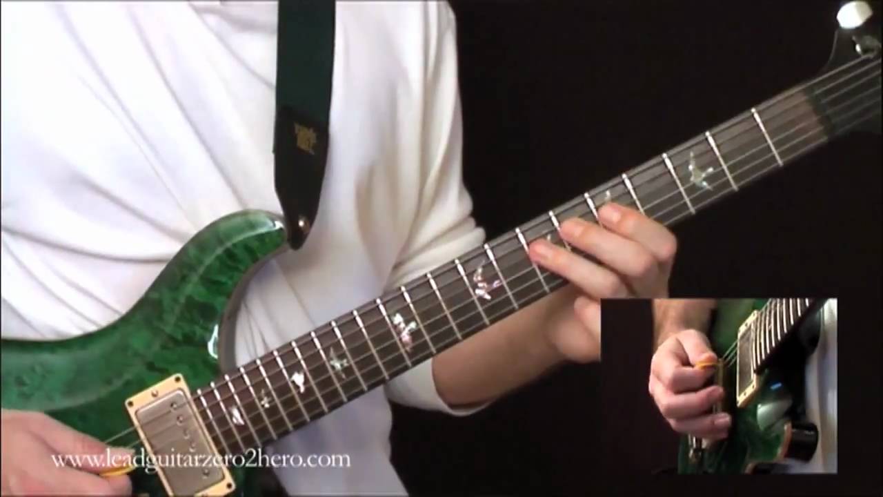 12 Learn Electric Guitar "Pull Offs Part 3" Rock Guitar Lesson YouTube