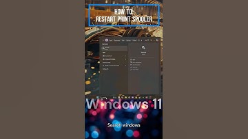How To Restart your Print Spooler on Windows 11 #windows11 #techtips #windows #tipsandtricks