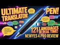 Ultimate Review: NEWYES 4 Pro Smart Voice Scan Translator Pen – 121 Languages in Real Time!