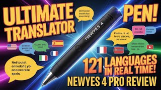 Ultimate Review: NEWYES 4 Pro Smart Voice Scan Translator Pen – 121 Languages in Real Time!
